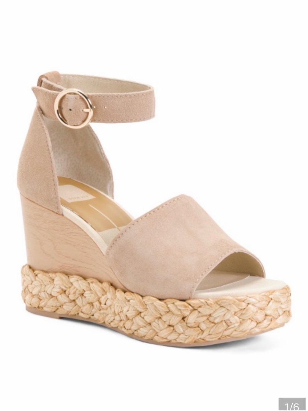 Dolce Vita Suede Espadrille Wedges
